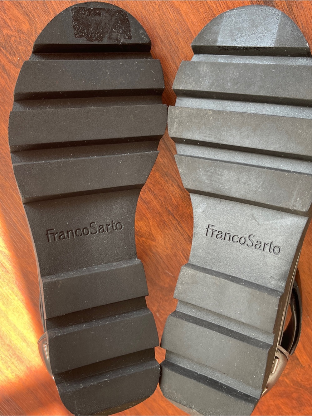 NWOT Franco Sarto Umbria Black Ankle Strap Platform Sandals s 8.5 - Picture 8 of 8
